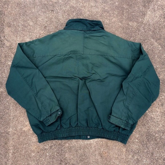 Vintage Carhartt Green Distressed Faded Chore Work Jacket Coat - Mens 3XL XXXL - Picture 5 of 8